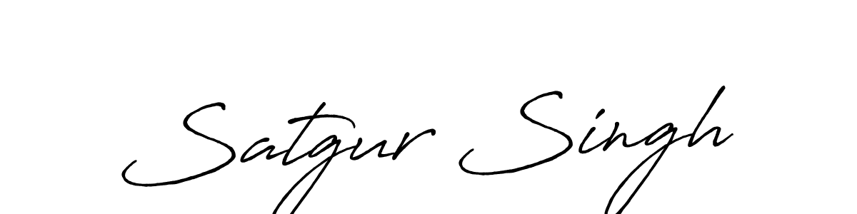 Once you've used our free online signature maker to create your best signature Antro_Vectra_Bolder style, it's time to enjoy all of the benefits that Satgur Singh name signing documents. Satgur Singh signature style 7 images and pictures png