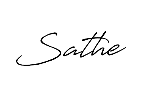 Make a beautiful signature design for name Sathe. Use this online signature maker to create a handwritten signature for free. Sathe signature style 7 images and pictures png