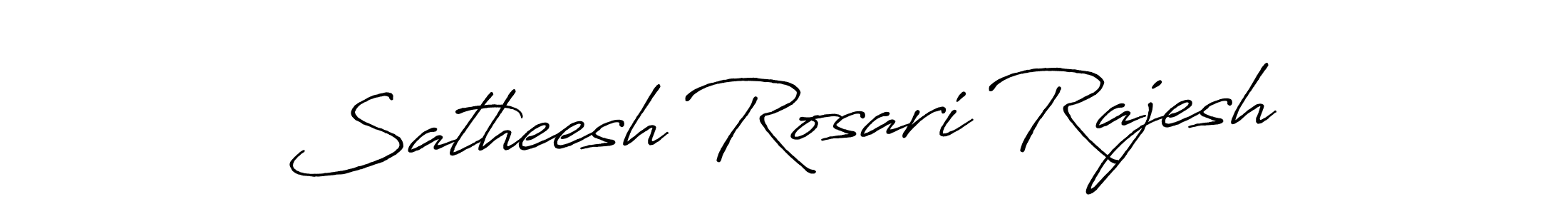 Here are the top 10 professional signature styles for the name Satheesh Rosari Rajesh. These are the best autograph styles you can use for your name. Satheesh Rosari Rajesh signature style 7 images and pictures png