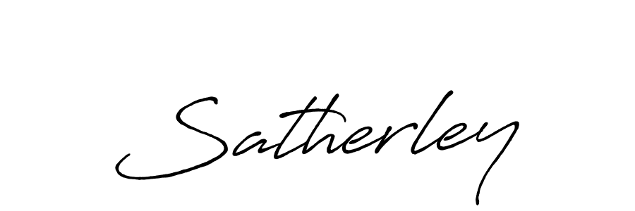 Create a beautiful signature design for name Satherley. With this signature (Antro_Vectra_Bolder) fonts, you can make a handwritten signature for free. Satherley signature style 7 images and pictures png