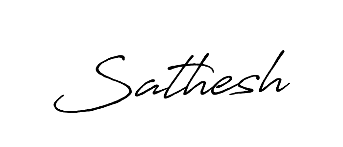 How to make Sathesh name signature. Use Antro_Vectra_Bolder style for creating short signs online. This is the latest handwritten sign. Sathesh signature style 7 images and pictures png