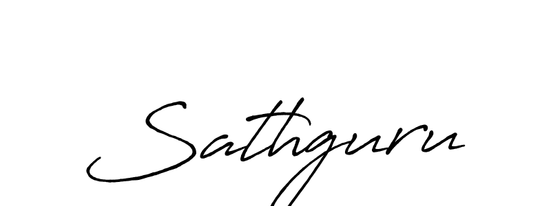 Design your own signature with our free online signature maker. With this signature software, you can create a handwritten (Antro_Vectra_Bolder) signature for name Sathguru. Sathguru signature style 7 images and pictures png