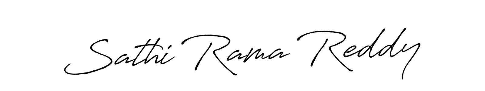 if you are searching for the best signature style for your name Sathi Rama Reddy. so please give up your signature search. here we have designed multiple signature styles  using Antro_Vectra_Bolder. Sathi Rama Reddy signature style 7 images and pictures png