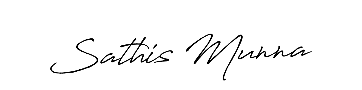 This is the best signature style for the Sathis Munna name. Also you like these signature font (Antro_Vectra_Bolder). Mix name signature. Sathis Munna signature style 7 images and pictures png