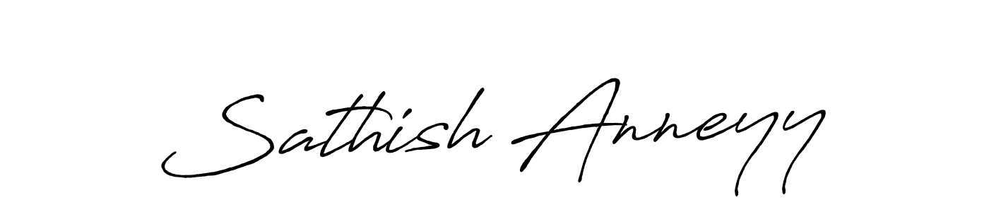 Make a beautiful signature design for name Sathish Anneyy. Use this online signature maker to create a handwritten signature for free. Sathish Anneyy signature style 7 images and pictures png