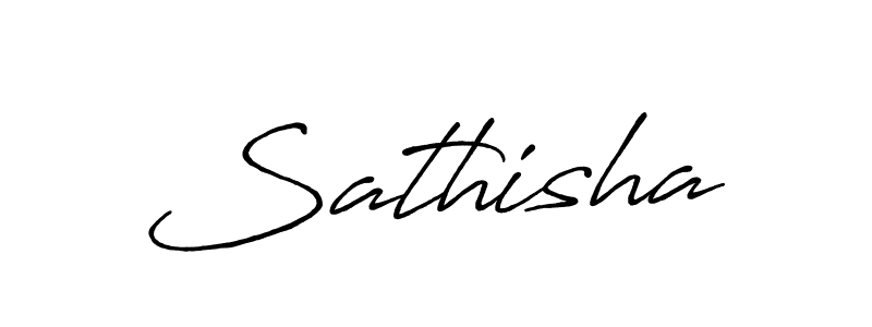 Use a signature maker to create a handwritten signature online. With this signature software, you can design (Antro_Vectra_Bolder) your own signature for name Sathisha. Sathisha signature style 7 images and pictures png