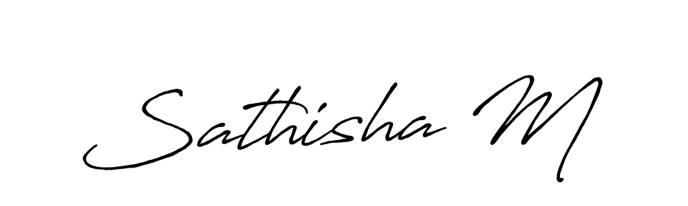This is the best signature style for the Sathisha M name. Also you like these signature font (Antro_Vectra_Bolder). Mix name signature. Sathisha M signature style 7 images and pictures png