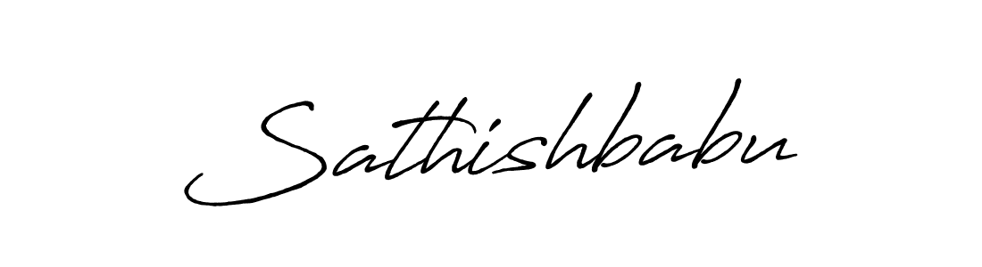 Design your own signature with our free online signature maker. With this signature software, you can create a handwritten (Antro_Vectra_Bolder) signature for name Sathishbabu. Sathishbabu signature style 7 images and pictures png