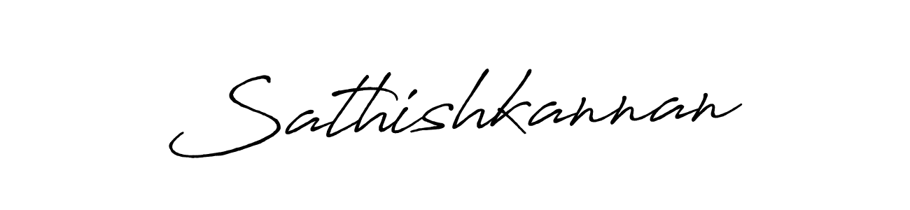 Use a signature maker to create a handwritten signature online. With this signature software, you can design (Antro_Vectra_Bolder) your own signature for name Sathishkannan. Sathishkannan signature style 7 images and pictures png