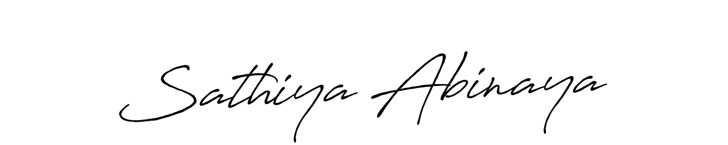 Also You can easily find your signature by using the search form. We will create Sathiya Abinaya name handwritten signature images for you free of cost using Antro_Vectra_Bolder sign style. Sathiya Abinaya signature style 7 images and pictures png