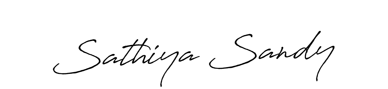 It looks lik you need a new signature style for name Sathiya Sandy. Design unique handwritten (Antro_Vectra_Bolder) signature with our free signature maker in just a few clicks. Sathiya Sandy signature style 7 images and pictures png