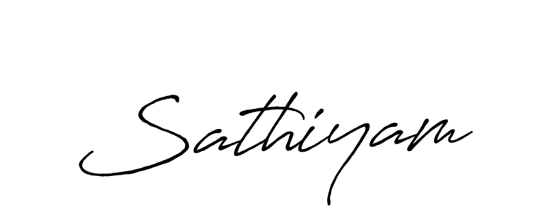 How to make Sathiyam signature? Antro_Vectra_Bolder is a professional autograph style. Create handwritten signature for Sathiyam name. Sathiyam signature style 7 images and pictures png