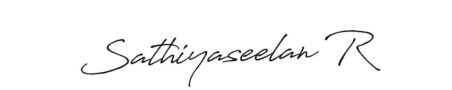 How to Draw Sathiyaseelan R signature style? Antro_Vectra_Bolder is a latest design signature styles for name Sathiyaseelan R. Sathiyaseelan R signature style 7 images and pictures png