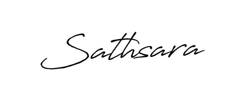 How to make Sathsara name signature. Use Antro_Vectra_Bolder style for creating short signs online. This is the latest handwritten sign. Sathsara signature style 7 images and pictures png