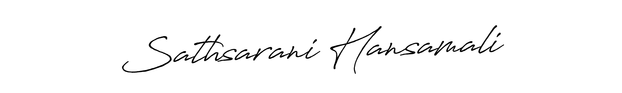 It looks lik you need a new signature style for name Sathsarani Hansamali. Design unique handwritten (Antro_Vectra_Bolder) signature with our free signature maker in just a few clicks. Sathsarani Hansamali signature style 7 images and pictures png