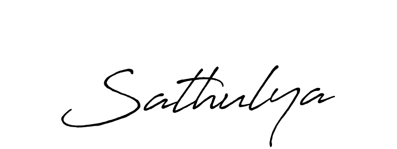 if you are searching for the best signature style for your name Sathulya. so please give up your signature search. here we have designed multiple signature styles  using Antro_Vectra_Bolder. Sathulya signature style 7 images and pictures png