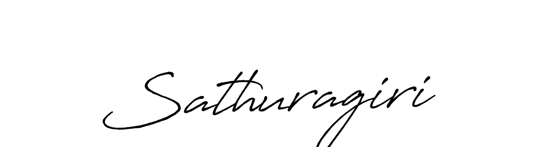 How to make Sathuragiri name signature. Use Antro_Vectra_Bolder style for creating short signs online. This is the latest handwritten sign. Sathuragiri signature style 7 images and pictures png