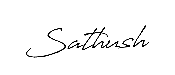 Also we have Sathush name is the best signature style. Create professional handwritten signature collection using Antro_Vectra_Bolder autograph style. Sathush signature style 7 images and pictures png