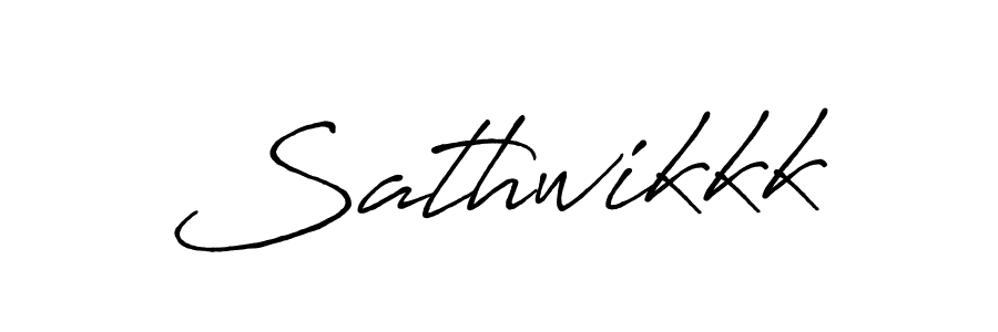 Sathwikkk stylish signature style. Best Handwritten Sign (Antro_Vectra_Bolder) for my name. Handwritten Signature Collection Ideas for my name Sathwikkk. Sathwikkk signature style 7 images and pictures png
