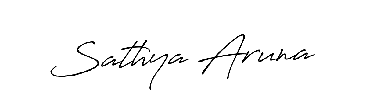 You should practise on your own different ways (Antro_Vectra_Bolder) to write your name (Sathya Aruna) in signature. don't let someone else do it for you. Sathya Aruna signature style 7 images and pictures png