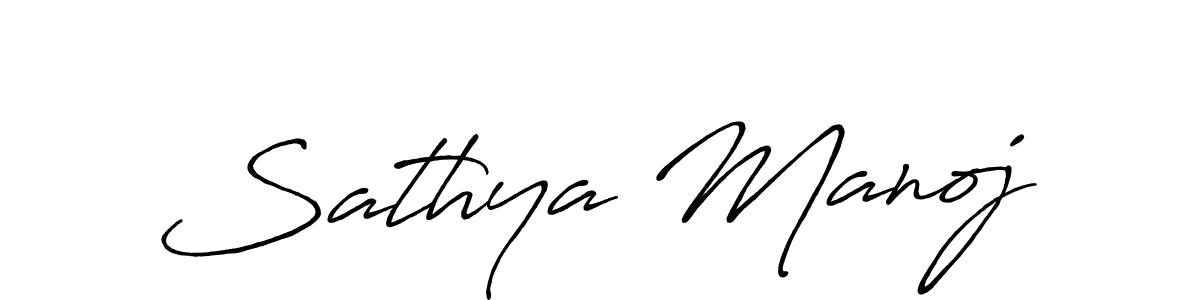 Once you've used our free online signature maker to create your best signature Antro_Vectra_Bolder style, it's time to enjoy all of the benefits that Sathya Manoj name signing documents. Sathya Manoj signature style 7 images and pictures png