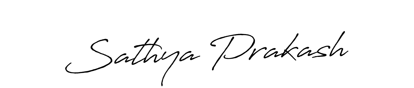 Design your own signature with our free online signature maker. With this signature software, you can create a handwritten (Antro_Vectra_Bolder) signature for name Sathya Prakash. Sathya Prakash signature style 7 images and pictures png