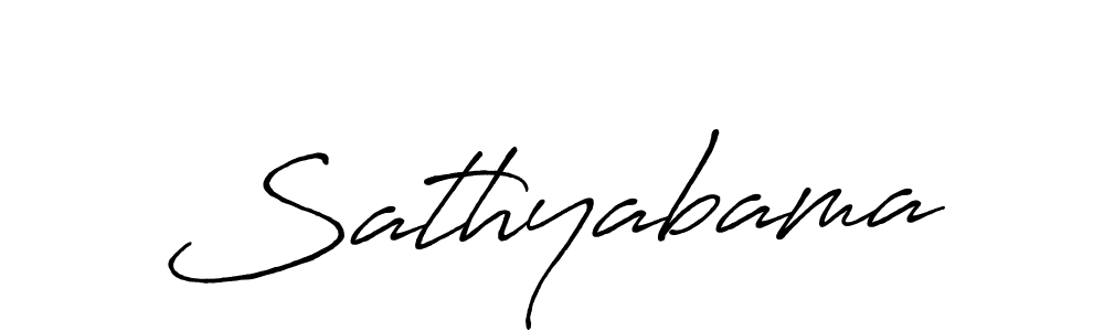 Make a beautiful signature design for name Sathyabama. With this signature (Antro_Vectra_Bolder) style, you can create a handwritten signature for free. Sathyabama signature style 7 images and pictures png