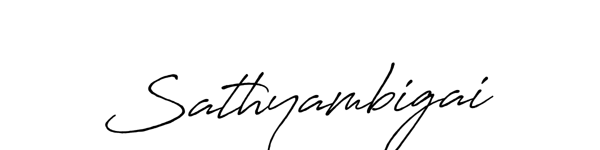 It looks lik you need a new signature style for name Sathyambigai. Design unique handwritten (Antro_Vectra_Bolder) signature with our free signature maker in just a few clicks. Sathyambigai signature style 7 images and pictures png