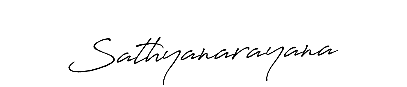 Use a signature maker to create a handwritten signature online. With this signature software, you can design (Antro_Vectra_Bolder) your own signature for name Sathyanarayana. Sathyanarayana signature style 7 images and pictures png