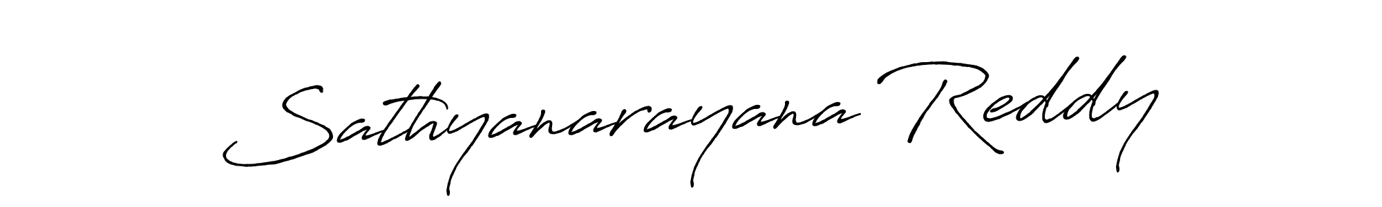 Design your own signature with our free online signature maker. With this signature software, you can create a handwritten (Antro_Vectra_Bolder) signature for name Sathyanarayana Reddy. Sathyanarayana Reddy signature style 7 images and pictures png
