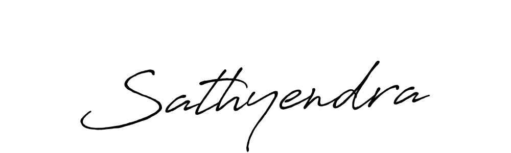 Make a beautiful signature design for name Sathyendra. With this signature (Antro_Vectra_Bolder) style, you can create a handwritten signature for free. Sathyendra signature style 7 images and pictures png