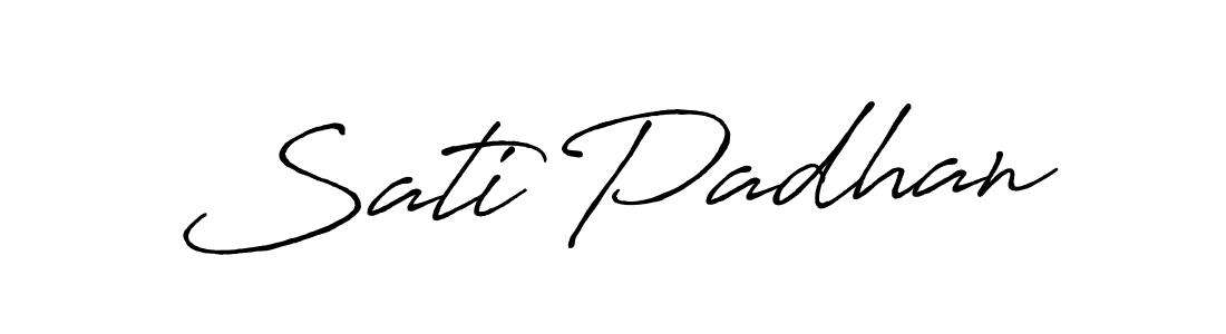 It looks lik you need a new signature style for name Sati Padhan. Design unique handwritten (Antro_Vectra_Bolder) signature with our free signature maker in just a few clicks. Sati Padhan signature style 7 images and pictures png