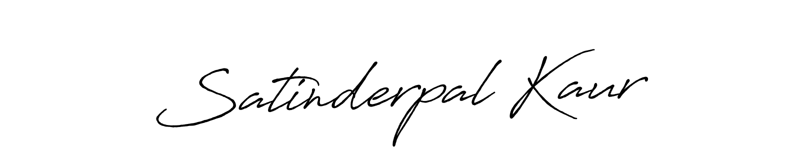 Satinderpal Kaur stylish signature style. Best Handwritten Sign (Antro_Vectra_Bolder) for my name. Handwritten Signature Collection Ideas for my name Satinderpal Kaur. Satinderpal Kaur signature style 7 images and pictures png
