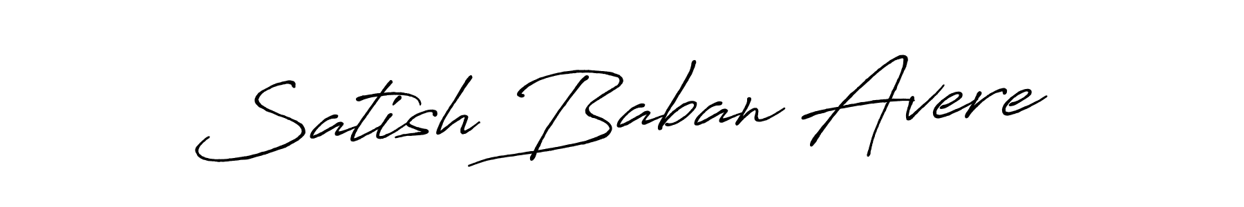 Similarly Antro_Vectra_Bolder is the best handwritten signature design. Signature creator online .You can use it as an online autograph creator for name Satish Baban Avere. Satish Baban Avere signature style 7 images and pictures png