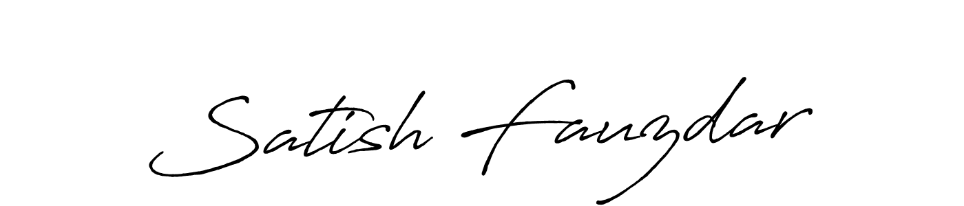 This is the best signature style for the Satish Fauzdar name. Also you like these signature font (Antro_Vectra_Bolder). Mix name signature. Satish Fauzdar signature style 7 images and pictures png