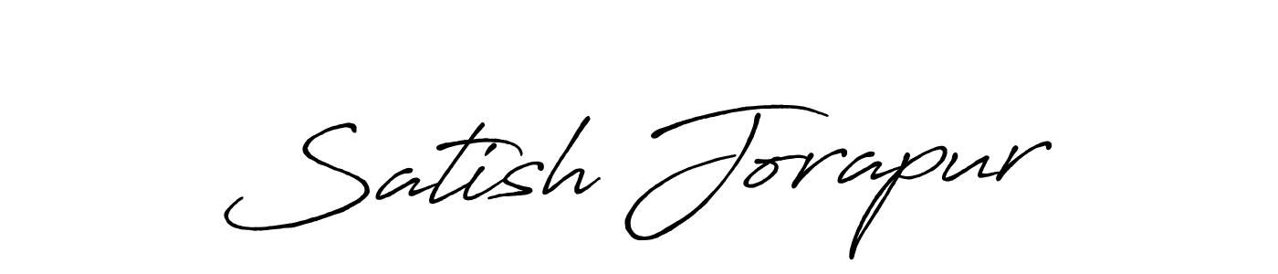 Make a beautiful signature design for name Satish Jorapur. Use this online signature maker to create a handwritten signature for free. Satish Jorapur signature style 7 images and pictures png