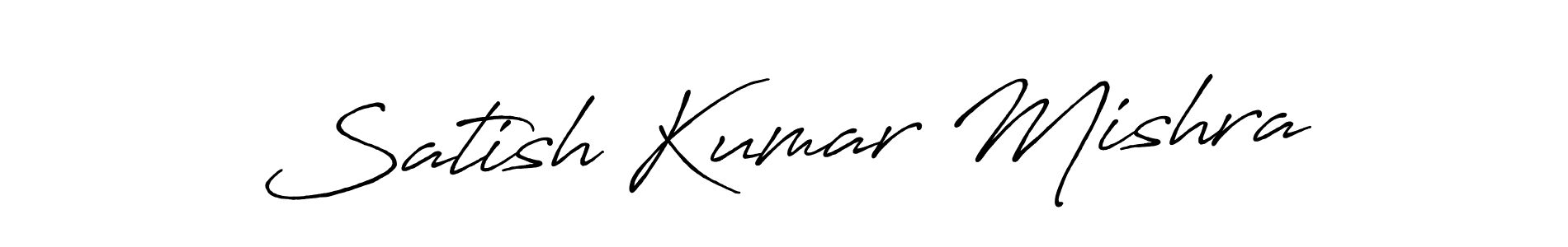 Antro_Vectra_Bolder is a professional signature style that is perfect for those who want to add a touch of class to their signature. It is also a great choice for those who want to make their signature more unique. Get Satish Kumar Mishra name to fancy signature for free. Satish Kumar Mishra signature style 7 images and pictures png