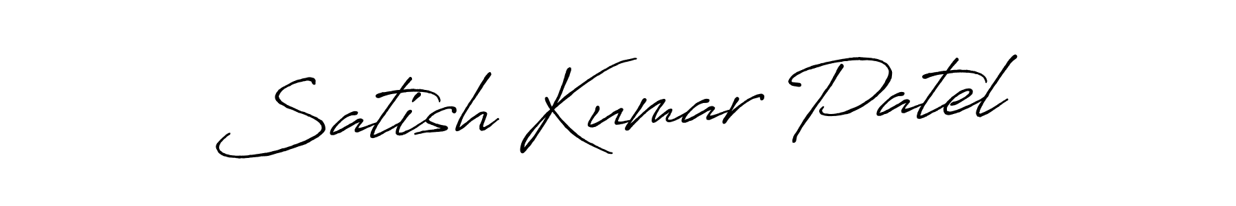 The best way (Antro_Vectra_Bolder) to make a short signature is to pick only two or three words in your name. The name Satish Kumar Patel include a total of six letters. For converting this name. Satish Kumar Patel signature style 7 images and pictures png