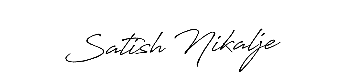 Make a short Satish Nikalje signature style. Manage your documents anywhere anytime using Antro_Vectra_Bolder. Create and add eSignatures, submit forms, share and send files easily. Satish Nikalje signature style 7 images and pictures png