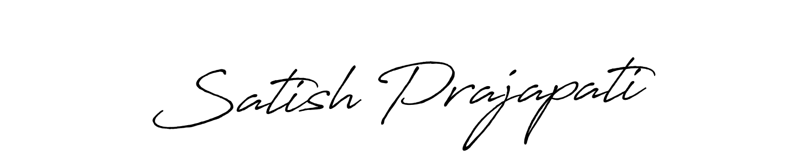 How to make Satish Prajapati signature? Antro_Vectra_Bolder is a professional autograph style. Create handwritten signature for Satish Prajapati name. Satish Prajapati signature style 7 images and pictures png