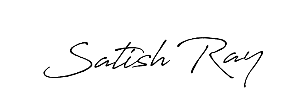 Also we have Satish Ray name is the best signature style. Create professional handwritten signature collection using Antro_Vectra_Bolder autograph style. Satish Ray signature style 7 images and pictures png