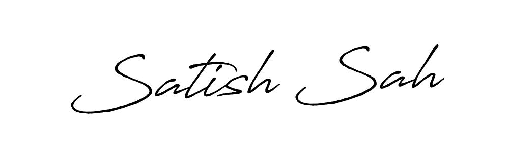 You can use this online signature creator to create a handwritten signature for the name Satish Sah. This is the best online autograph maker. Satish Sah signature style 7 images and pictures png