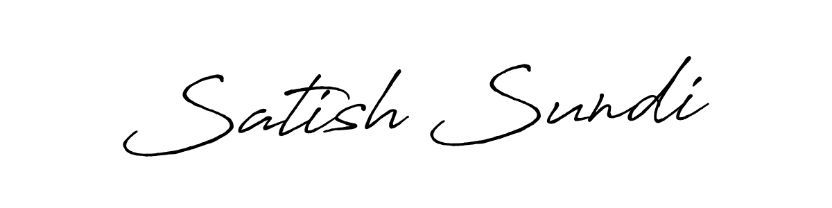 How to Draw Satish Sundi signature style? Antro_Vectra_Bolder is a latest design signature styles for name Satish Sundi. Satish Sundi signature style 7 images and pictures png