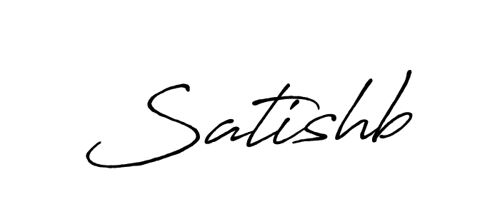 Satishb stylish signature style. Best Handwritten Sign (Antro_Vectra_Bolder) for my name. Handwritten Signature Collection Ideas for my name Satishb. Satishb signature style 7 images and pictures png