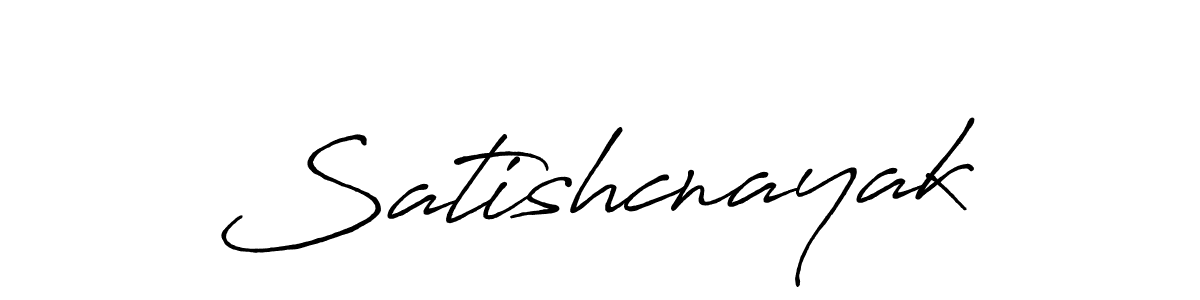 Create a beautiful signature design for name Satishcnayak. With this signature (Antro_Vectra_Bolder) fonts, you can make a handwritten signature for free. Satishcnayak signature style 7 images and pictures png