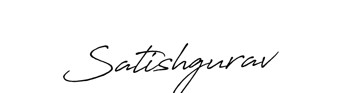 Make a beautiful signature design for name Satishgurav. With this signature (Antro_Vectra_Bolder) style, you can create a handwritten signature for free. Satishgurav signature style 7 images and pictures png