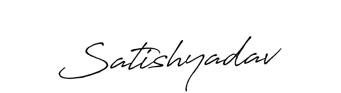 Create a beautiful signature design for name Satishyadav. With this signature (Antro_Vectra_Bolder) fonts, you can make a handwritten signature for free. Satishyadav signature style 7 images and pictures png