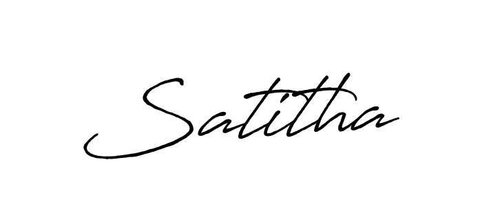 Make a beautiful signature design for name Satitha. With this signature (Antro_Vectra_Bolder) style, you can create a handwritten signature for free. Satitha signature style 7 images and pictures png