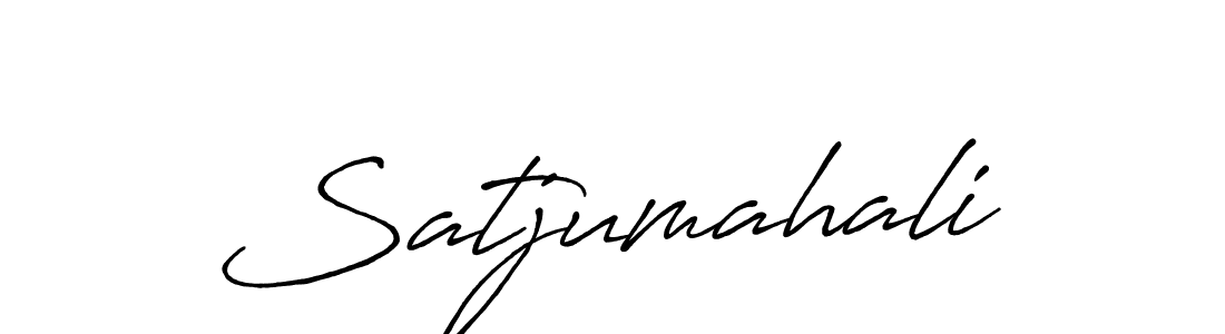 Design your own signature with our free online signature maker. With this signature software, you can create a handwritten (Antro_Vectra_Bolder) signature for name Satjumahali. Satjumahali signature style 7 images and pictures png