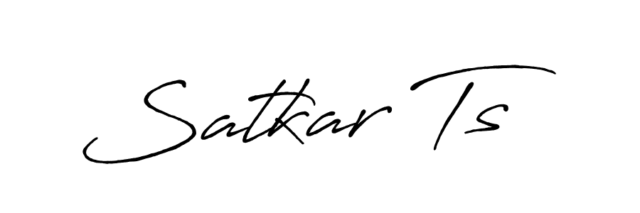 Similarly Antro_Vectra_Bolder is the best handwritten signature design. Signature creator online .You can use it as an online autograph creator for name Satkar Ts. Satkar Ts signature style 7 images and pictures png